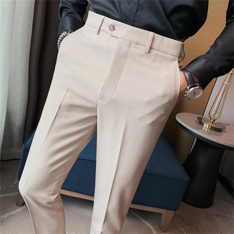 Acadia White Italian Fabric Formal Pants – Italianvega®